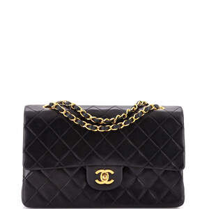 Chanel Medium Vintage Classic Double Flap Bag Quilted Lambskin